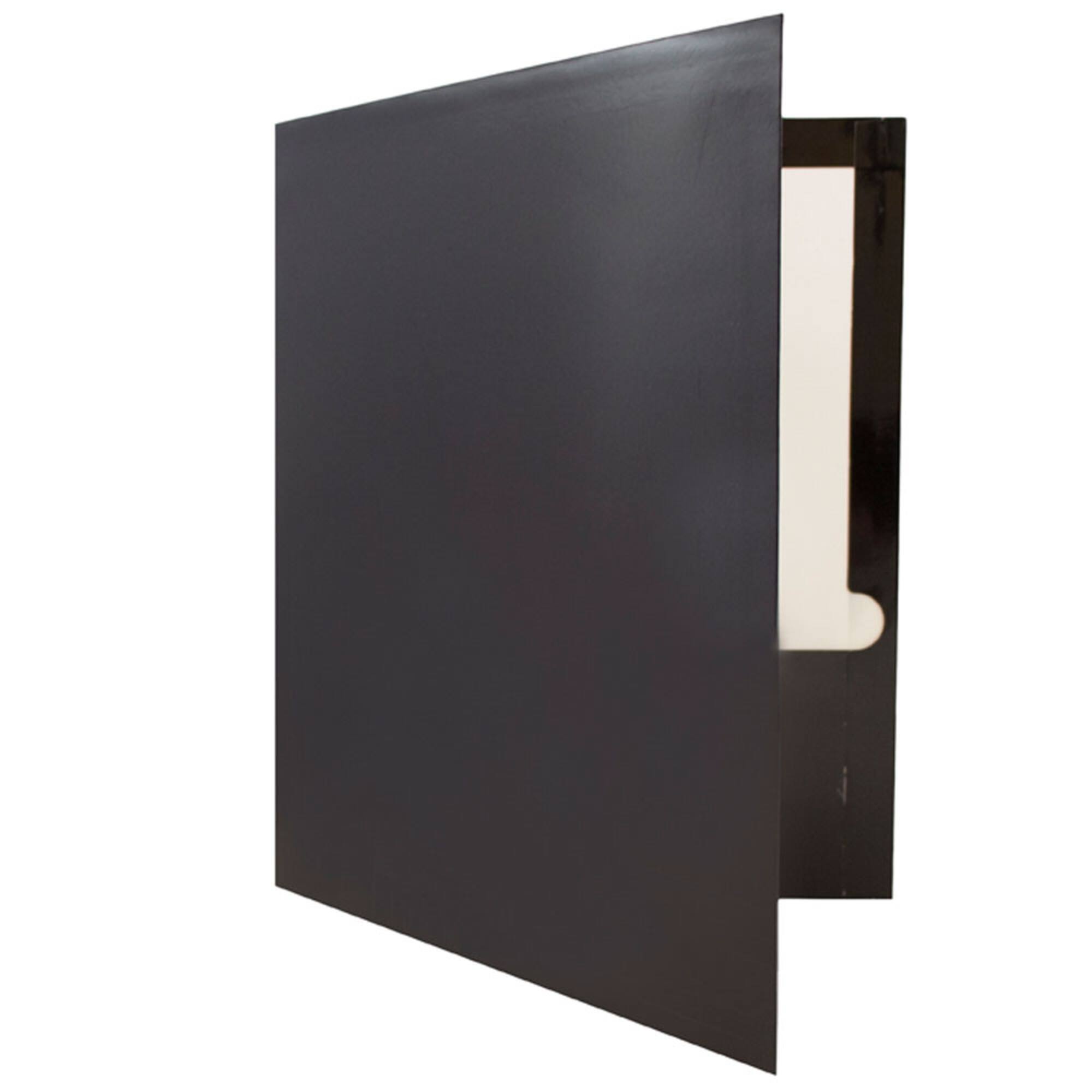 JAM Paper Business Glossy Laminated Two Pocket Folders, 6ct.